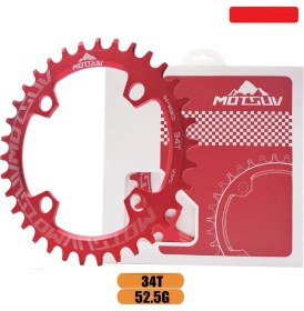 Resim Liangduo Shop Oval 34T Kırmızı Stil Motsuv Bisiklet mm Krank T Aynakol Yuvarlakoval Bcd Mtb Aynakol Alıvıo Sramnx Gx X1 Krank Için (Yurt Dışından) 