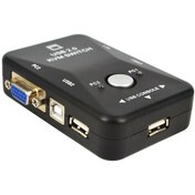 Resim TriLine 2 Port Usb Kvm Switch 2PC Tek Monitör Kontrol 