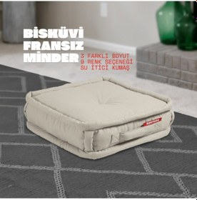Resim Xpermate Bisküvi Minder Petek Önü Fransız 45x45x14 Bej 