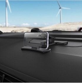 Resim Ape Telefon Ve Tablet Tutucu Masa Araç Torpido Uyumlu Vakumlu %100 Yapışkanlı Siyah Black 