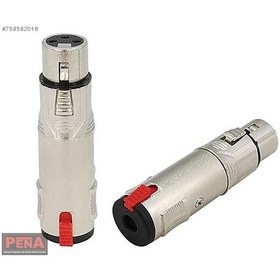 Resim Roxtone R-J387 Xlr 3Pin Dişi-6.3Mm Stereo Dişi Çevirici 15Li Pake 