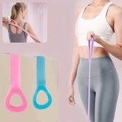 Resim Tam Vücut Antrenmanı için Premium Yoga Direnç Bandı - Sırt Esnemesi, Güç Antrenmanı & Esneklik Egzersizleri için İdeal - Ev Spor Salonu & Dış Mekan Fitness için Dayanıklı Elastik Fitness İpi - Şeffaf Pembe, Mavi, Mor Renklerde Mevcut 