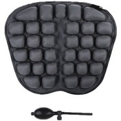 Resim In-sc003 Araba Ofis Şişme Hava Yastığı Koltuk Minderi, Stil: Manuel Şişirme Siyah 