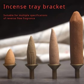 Resim 10 Adet Mini Metal Tütsü Yakıcı Aksesuarları - Ters Akış Tütsü Tutucu, Kule & Konik Tütsü Çubuğu Hunileri, Çeşitli Boyutlar için Kokusuz Aromaterapi Yakıcı İçler, Aromaterapi Aksesuarları|Şık Ev Dekoru|Çok Yönlü Tütsü Aksesuarı, Tütsü Çubuğu Tutucu 