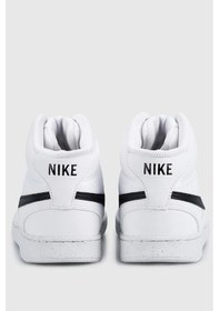 Resim Nike Court Vision Mid Sneaker Bilekli Günlük Beyaz Spor Ayakkabı Beyaz 