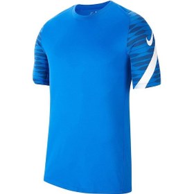 Resim Nike Erkek Tişört M Nk Df Strke21 Top Ss Cw5843-463 Mavi - Beyaz 