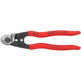 Resim Knipex 9561190 Çelik Tel Kesme Makası 190 MM 