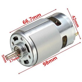 Resim Genel Markalar Rs775 Dc Motor 12v 15000rpm Yüksek Hız Tork Çift Bilyalı Rulman Matkap Torna Cnc Router Motor 