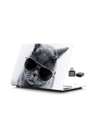 Resim Apple Uyumlu MacBook Pro 13 İnç Kılıf A2338 M1 M2 A2251 A2289 A1706 A1708 A1989 A2159 Tpu Uv Kedi Baskılı Karışık 