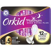 Resim Orkid Platinum Extra Plus Gece Hijyenik Ped 8'li 