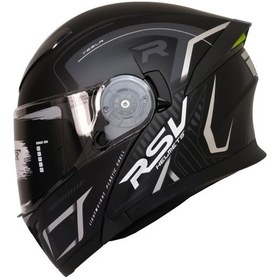 Resim Fazer Motosiklet Çene Açılır Kask Güneş Vizörü Motor Kaskı Duncan Gri Siyah 