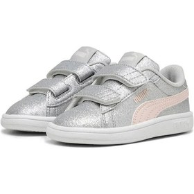 Resim Puma Smash 3.0 Glitz Glam Gri Kız Çocuk Sneaker 000000000101905134 Gri 