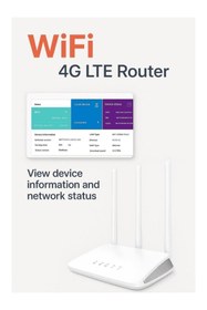Resim NOVACOM N300 Wi-Fi 4G/LTE Kablosuz İç Mekan Sim Kart Destekli Modem 
