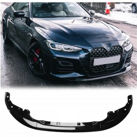 Resim Bmw 4 Serisi G22 M-tech Ön Tampon Alt Lip Piano Black 2020-2022 