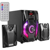 Resim Mikado Md-415bt Rgb 2+1 20 Watt Basslı Fm/bt/sd/usb Bluetooth Ses Sistemi Multimedya Hoparlör 