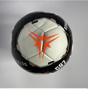 Resim Motion003 Boyut5 Hayranlar İçin Futbol Topu Dayanıklı Kaymaz Pu Malzeme Dikişsiz Yapı Turuncu Yeni Yıl Hediyesi Altın 