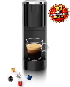 Resim Omnex Ox-Pro Espresso Kapsül Kahve Makinesi - 20 Bar Basınç, Gri 