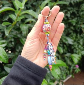 Resim Hd Marketim Anahtarlık Nazar Kötü Göz Kovucu Yüzük Nazar Boncuklu Araba Çanta Cüzdan Süsü 