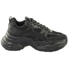 Resim Oxford Klasik Kadın 1636486 Buffalo Yuno - Vegan Nappa/mesh- Black Siyah 