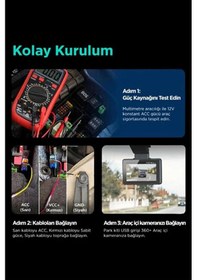 Resim Nm-store Park Modu Kablosu Type-c Akü Sigorta Bağlantı Kablosu Araç İçi Kamera Tüm Kameralara Uyumlu 