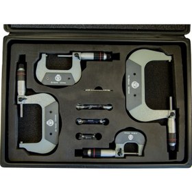 Resim Werka Dış Çap Mikrometre Setleri 217-5400 Serisi 0-75x0.01mm 3prç. 