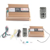 Resim AS E200 Amplifikatör 200W Kablosuz Elekronik Siren Ünitesi 