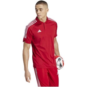 Resim adidas Tiro23 L Polo Erkek Futbol Polo Yaka Tişört HS7228 Kırmızı 