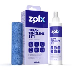 Resim Zolx Ekran Temizleme Seti 250ML (Mikrofiber Bez Hediyeli) 