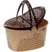 Resim Periboia Küçük Oval Piknik Sepeti 