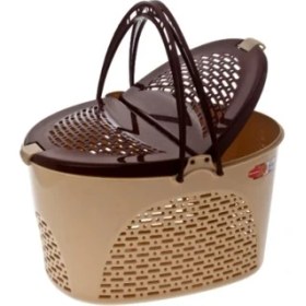 Resim Periboia Smart Büyük Oval Piknik Sepeti 