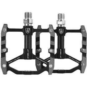 Resim Reedark Wheel Up Aluminyum Bisiklet Pedalları, 2 Palin Balata, Kaymaz Tırnaklı, Cnc İşleme, Yüksek Dayanıklı, Hafif, Dağ Bisikleti İçin - Çift Paket 