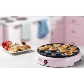 Resim Retro Tasarımlı Poffertjes, Waffle Cihazı, Sweet Dreams,yapışmaz 