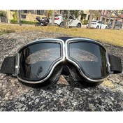 Resim Motosiklet Kaskı Gözlük Güneş Gözlüğü Motosiklet Gözlükleri Rüzgar Geçirmez Retro Evrensel Katlanır Deri Retro Motosiklet Aksesuarlarıbaıo03 