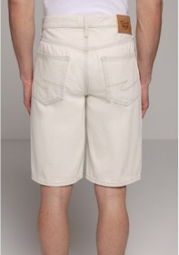 Resim Colin's Colins Loose Straight Fit Orta Bel Düz Erkek Bleach İndigo Denim Jean Şort Cl1081098 Q1.v1 Dn44999 