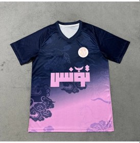 Resim Snapbuy 3d Baskılı Erkek/kadın Spor Kıyafeti - Kısa Kollu Antrenman Giyimi 25-26 Sezon Tunus Özel Sürümbej Bej 