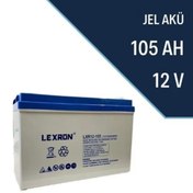 Resim Lexron 105ah 12v Jel Akü 