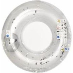 Resim Gümüş Renkli Simli Dev Simit 109 Cm - 554396-ALTIN 