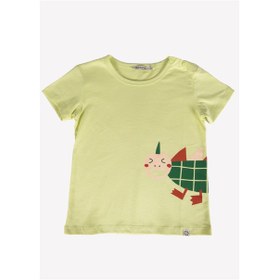 Resim Ozmoz Ozmoz Dino Baskılı Organik Bebek Tshirt (427326475) 