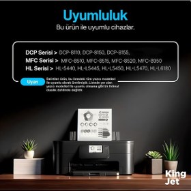 Resim Kingjet Brother Uyumlu Tn750 Standart Kapasiteli Muadil Toner Hl-5450dn 