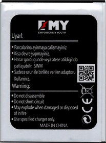 Resim Vestel Venus V3 5580 Uyumlu Emy Batarya 