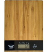 Resim Crown Dijital Bambu Mutfak Terazisi Lcd Ekran 5 Kg 