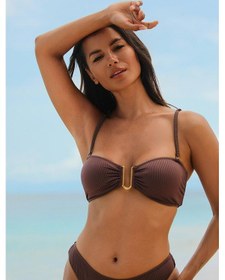 Resim Amarelle Assos Mocha Straplez Bikini Takım Kahverengi 