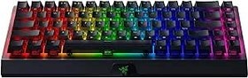Resim Razer BlackWidow V3 Mini HyperSpeed (Yeşil Anahtar) - Fantom Puding Keycaps ile%65 Kompakt Oyun Klavyesi (Doğrusal ve Tıklama, RGB Chroma Aydınlatma) QWERTY ABD Düzeni | Siyah 