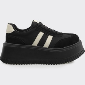 Resim Derinet Comfort Yüksek Taban Kadın Sneaker 