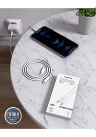 Resim Syrox 35 Pd18Lk 18W 3.0A Type-C To Lightning Şarj Ve Data Kablosu Syrox Pd18Lk 