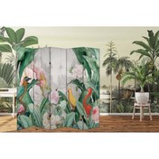 Resim dbsanat Doğa Temalı Özel Tasarım Paravan Room Divider 180 x 200 cm 