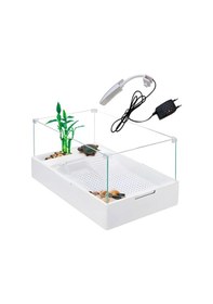 Resim Sobo Cam Kaplumbağa Bahçesi Filtre-lambalı 60x35x25 