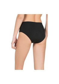 Resim Endeep Kadın Büzgülü Kalın Kenarlı Siyah Bikini Altı Siyah 