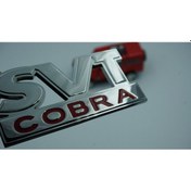 Resim Ford Mustang Shelby Svt Cobra Vidalı Krom Metal 3D Logo Amblem (547069409) 
