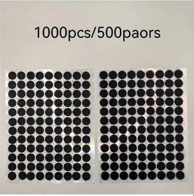 Resim Willowhaven Siyah 1000 Adet Kendinden Yapışkanlı Cırt Cırt 1cm Ev Ofis El İşi İçin 